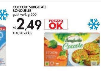 Bennet Coccole surgelate bonduelle g 300 offerta