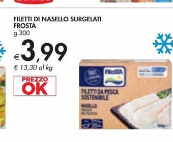 Bennet Filetti di nasello surgelati frosta g 300 offerta