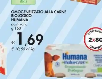 Bennet Omogeneizzato di carne humana g 160 offerta