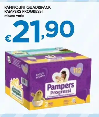 Bennet Pannolini pampers progressi offerta