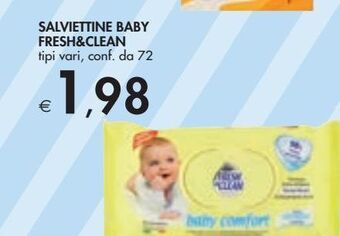Bennet Salviettine baby fresh&clean offerta