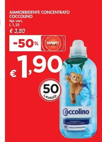 Bennet Ammorbidente concentrato coccolino offerta