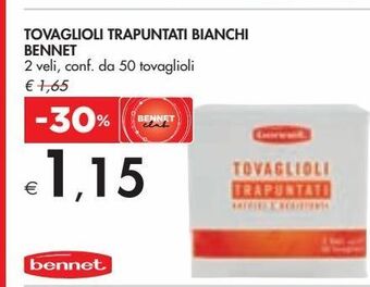 Bennet Tovaglioli trapuntati bianchi bennet offerta