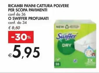 Bennet Ricambi panni cattura polvere per sopa pavimenti swiffer profumati offerta
