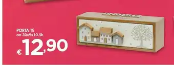 Porta te cm 30 x 9 x 10 h