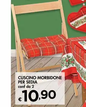 Bennet Cuscino morbidone per sedia conf da 2 offerta