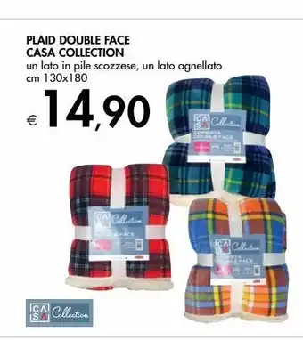 Bennet Plaid double face casa collection offerta