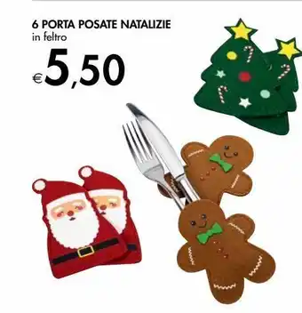 Bennet 6 porta posate natalizie offerta