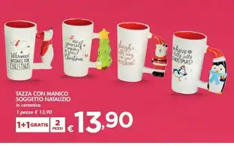 Tazze con manico soggetto natalizio