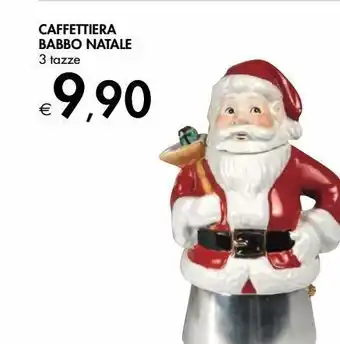 Bennet Caffettiera babbo natale offerta