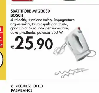 Bennet Sbattitore mfq3030 bosch offerta