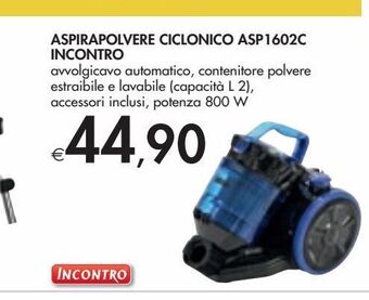 Bennet Aspirapolvere ciclonico asp1602c incontro offerta