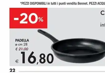 Bennet Padella cm 28 offerta