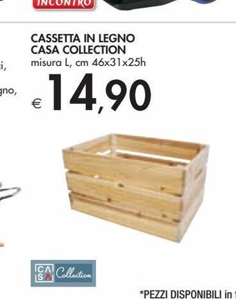 Bennet Cassetta in legno casa collection offerta