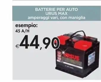 Bennet Batteria auto urus max offerta