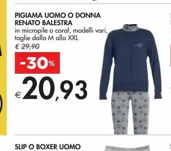Bennet Pigiama uomo o donna renato balestra offerta