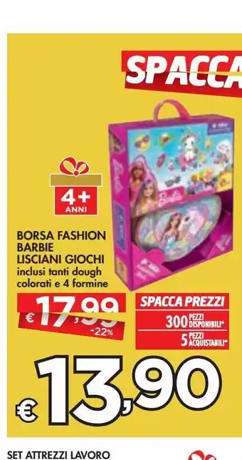 Bennet Borsa fashion barbie lisciani giochi offerta