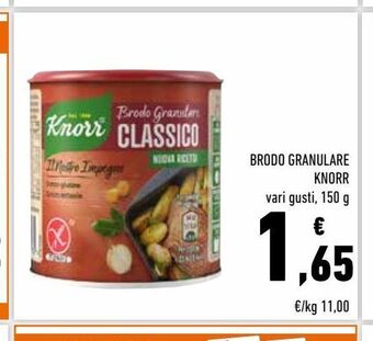 Conad Brodo granulare knorr 150 g offerta
