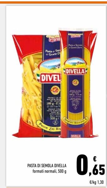 Conad Pasta di semola divella 500 g offerta
