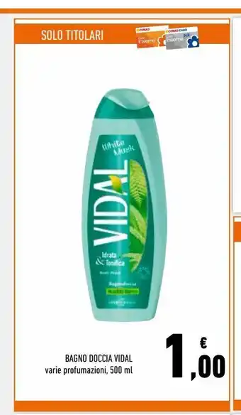 Conad Bagno schiuma vidal 500 ml offerta