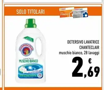 Conad Detersivo lavatrice chanteclair offerta
