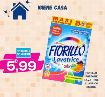 Splendidi e Splendenti Fiorillo Fustone Lavatrice Classico 86 Dosi offerta