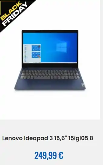 Lenovo Ideapad 3 15,6" 15igl05 8