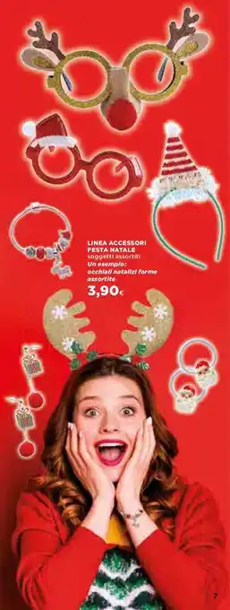 Coop Linea Accessori Festa Natale soggetti assortiti offerta