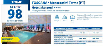 Lidl Toscana Montecatini Terme (PT) Hotel Manzoni offerta