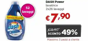 Acqua & Sapone Dash Power lavatrice 2x26 lavaggi offerta