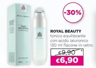 Acqua & Sapone Royal Beauty tonico equilibrante con acido ialuronico 130 ml flacone in vetro offerta