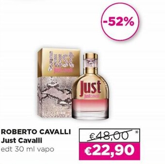 Acqua & Sapone Roberto Cavalli Just Cavalli edt 30 ml vapo offerta