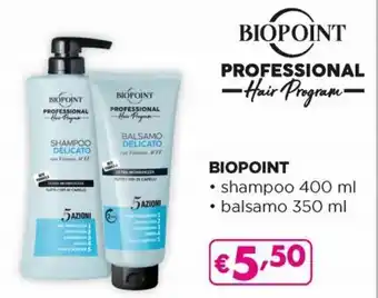 Acqua & Sapone Biopoint shampoo 400 ml / balsamo 350 ml offerta