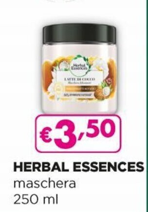 Acqua & Sapone Herbal Essences maschera 250 ml offerta