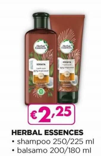 Herbal Essences shampoo 250/225 ml / balsamo 200/180 ml