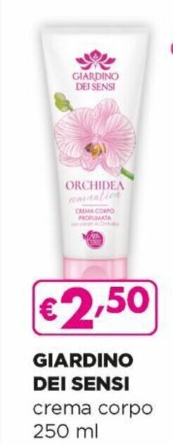 Acqua & Sapone Giardino Dei Sensi crema corpo 250 ml offerta