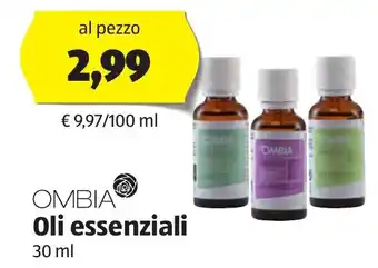 ALDI Ombia Oli essenziali 30 ml offerta