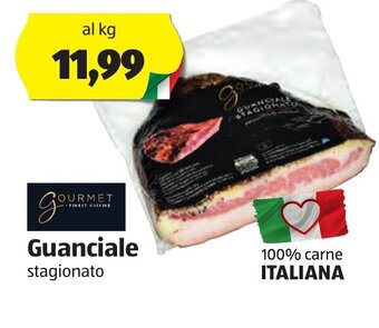 ALDI Gourmet Finest Cuisine Guanciale stagionato offerta