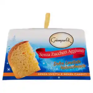 Giampaoli senza zuccheri aggiunti* dolce lievitato naturalmente senza uvetta e senza canditi 600 g