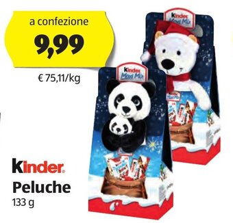 ALDI Kinder Peluche 133 g offerta