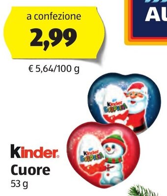 ALDI Kinder Cuore 53 g offerta