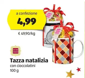 ALDI Tazza natalizia con cioccolatini 100 g offerta