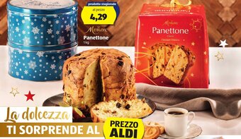 ALDI Monarc Panettone 1 kg offerta