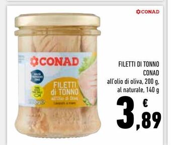 Conad Superstore Filetti di tonno conad offerta