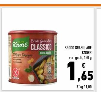 Conad Superstore Brodo granulare knorr 150 g offerta