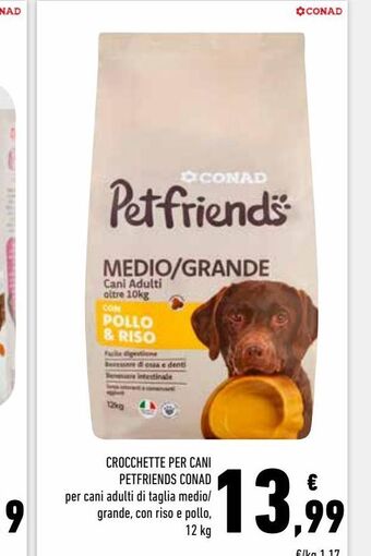 Conad Superstore Crocchette per cani petfriends conad offerta