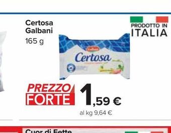 Carrefour Iper Certosa galbani offerta