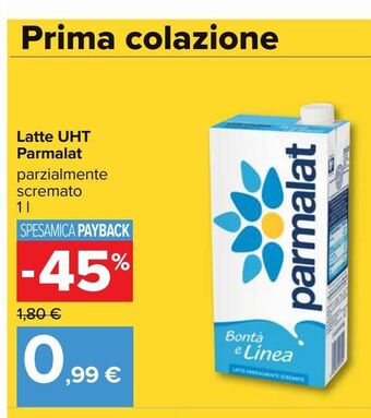 Carrefour Iper Latte uht parmalat offerta