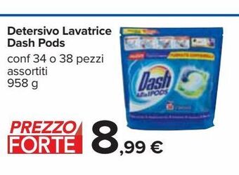 Carrefour Iper Detersivo lavatrice dash pods offerta