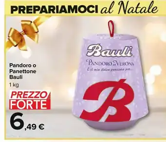 Pandoro o panettone bauli